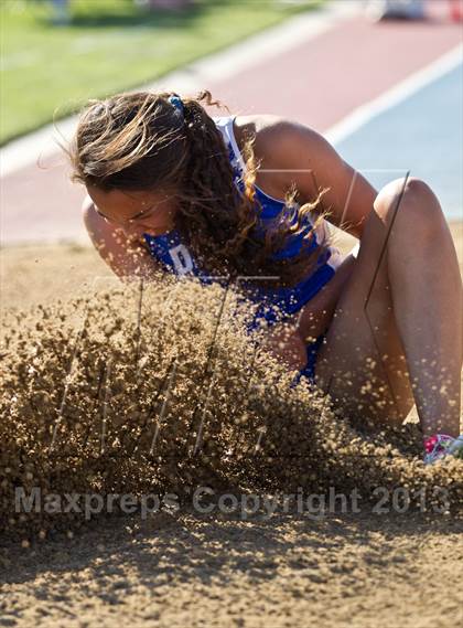 Thumbnail 2 in CIF State Track & Field Championships (Girls Triple Jump) photogallery.