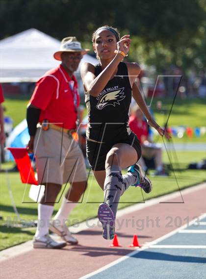 Thumbnail 2 in CIF State Track & Field Championships (Girls Triple Jump) photogallery.