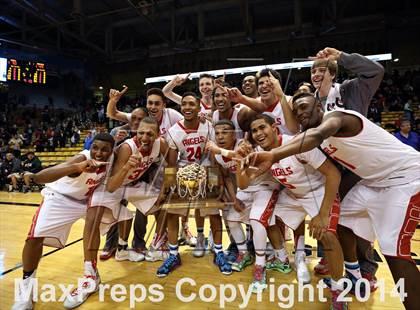 Thumbnail 2 in Denver East vs. Fossil Ridge (CHSAA 5A Final) photogallery.