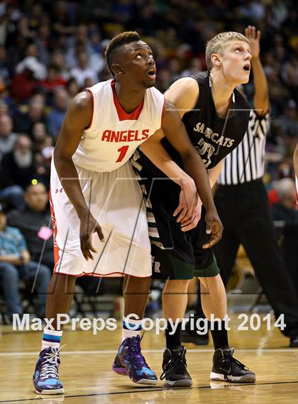 Thumbnail 2 in Denver East vs. Fossil Ridge (CHSAA 5A Final) photogallery.