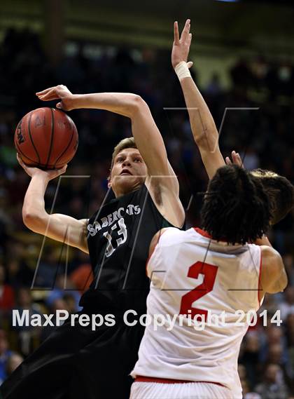 Thumbnail 3 in Denver East vs. Fossil Ridge (CHSAA 5A Final) photogallery.