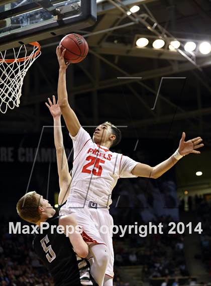 Thumbnail 1 in Denver East vs. Fossil Ridge (CHSAA 5A Final) photogallery.