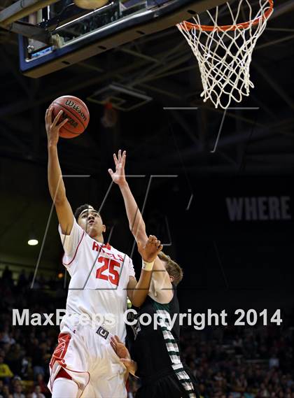 Thumbnail 2 in Denver East vs. Fossil Ridge (CHSAA 5A Final) photogallery.