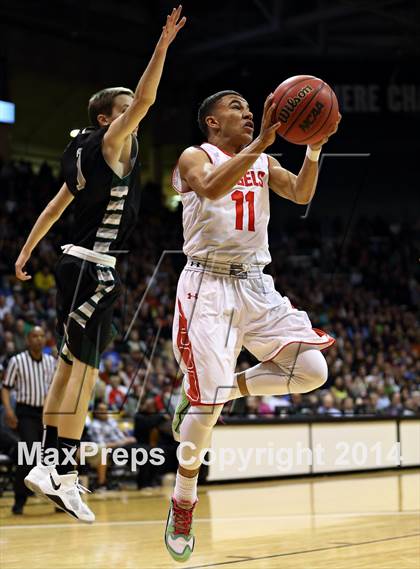 Thumbnail 1 in Denver East vs. Fossil Ridge (CHSAA 5A Final) photogallery.