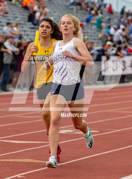 Thumbnail 1 in CHSAA Track and Field 4A Championships (Girls 800 Meter Relay) photogallery.