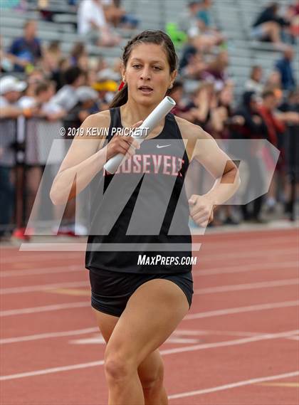Thumbnail 1 in CHSAA Track and Field 4A Championships (Girls 800 Meter Relay) photogallery.