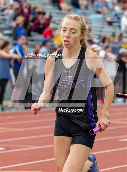 Thumbnail 1 in CHSAA Track and Field 4A Championships (Girls 800 Meter Relay) photogallery.