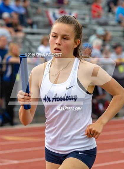 Thumbnail 2 in CHSAA Track and Field 4A Championships (Girls 800 Meter Relay) photogallery.