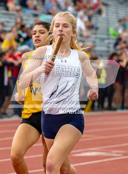 Thumbnail 3 in CHSAA Track and Field 4A Championships (Girls 800 Meter Relay) photogallery.