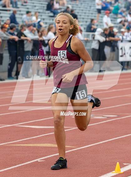 Thumbnail 1 in CHSAA Track and Field 4A Championships (Girls 800 Meter Relay) photogallery.
