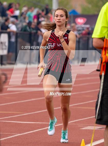 Thumbnail 2 in CHSAA Track and Field 4A Championships (Girls 800 Meter Relay) photogallery.