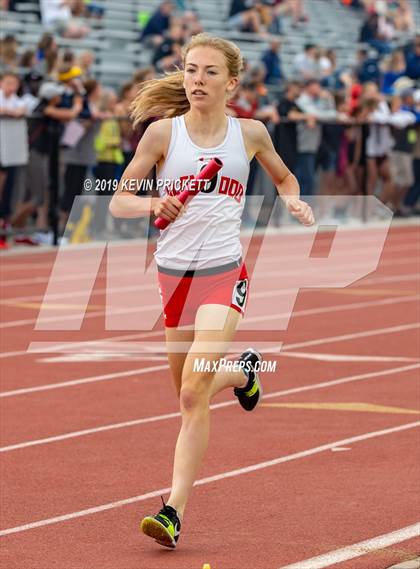 Thumbnail 3 in CHSAA Track and Field 4A Championships (Girls 800 Meter Relay) photogallery.