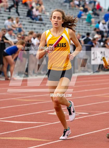 Thumbnail 1 in CHSAA Track and Field 4A Championships (Girls 800 Meter Relay) photogallery.