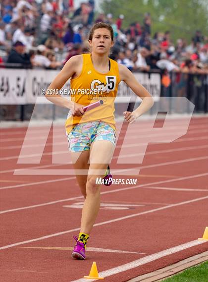 Thumbnail 2 in CHSAA Track and Field 4A Championships (Girls 800 Meter Relay) photogallery.