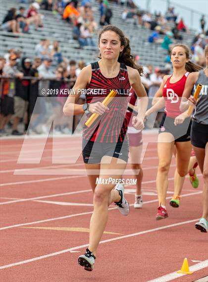 Thumbnail 1 in CHSAA Track and Field 4A Championships (Girls 800 Meter Relay) photogallery.