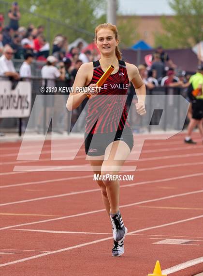 Thumbnail 3 in CHSAA Track and Field 4A Championships (Girls 800 Meter Relay) photogallery.