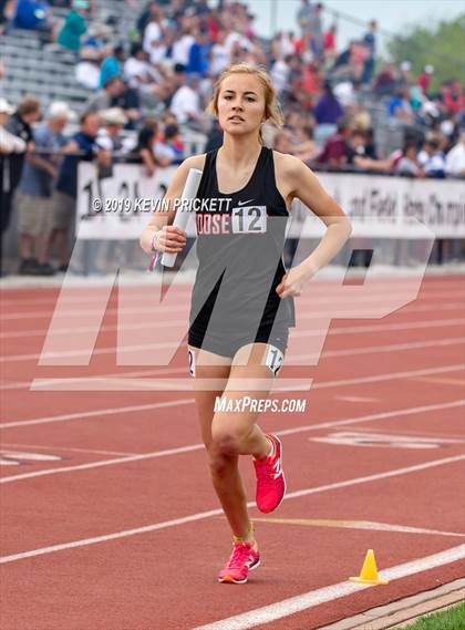 Thumbnail 1 in CHSAA Track and Field 4A Championships (Girls 800 Meter Relay) photogallery.
