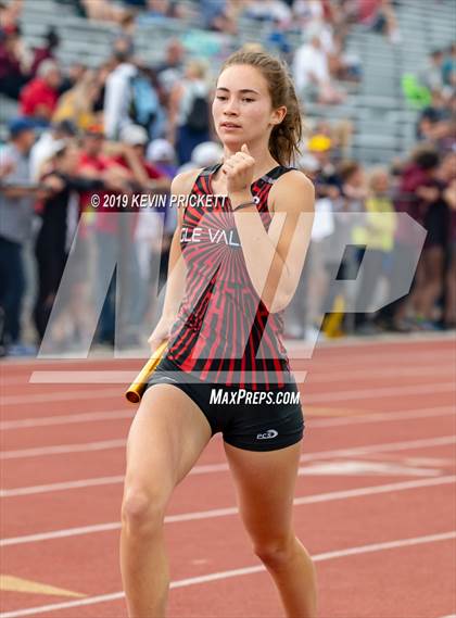 Thumbnail 1 in CHSAA Track and Field 4A Championships (Girls 800 Meter Relay) photogallery.