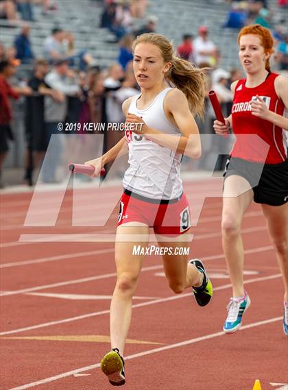 Thumbnail 2 in CHSAA Track and Field 4A Championships (Girls 800 Meter Relay) photogallery.
