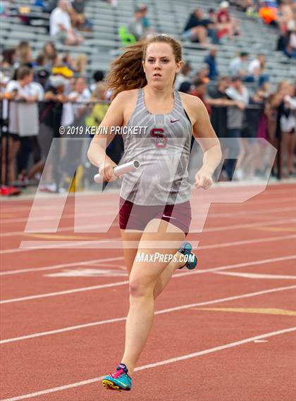 Thumbnail 1 in CHSAA Track and Field 4A Championships (Girls 800 Meter Relay) photogallery.