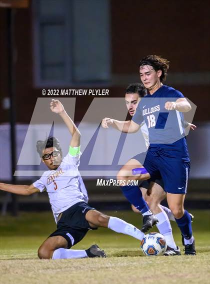 Thumbnail 3 in Harnett Central vs Terry Sanford (NCHSAA 3A - Second Round) photogallery.