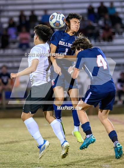 Thumbnail 2 in Harnett Central vs Terry Sanford (NCHSAA 3A - Second Round) photogallery.