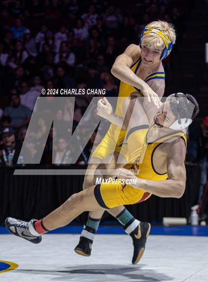 Thumbnail 2 in CIF Boys State Wrestling Championships (Finals) photogallery.