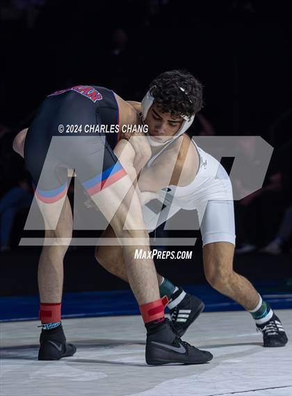 Thumbnail 2 in CIF Boys State Wrestling Championships (Finals) photogallery.