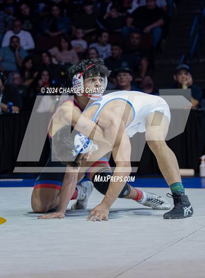 Thumbnail 2 in CIF Boys State Wrestling Championships (Finals) photogallery.