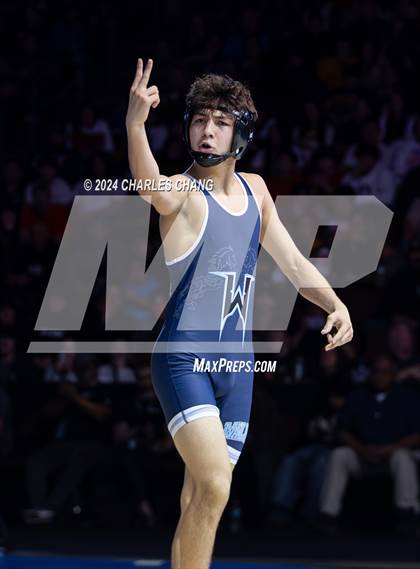 Thumbnail 3 in CIF Boys State Wrestling Championships (Finals) photogallery.