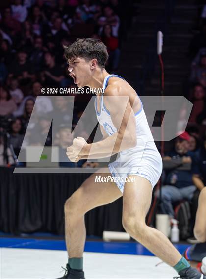 Thumbnail 2 in CIF Boys State Wrestling Championships (Finals) photogallery.