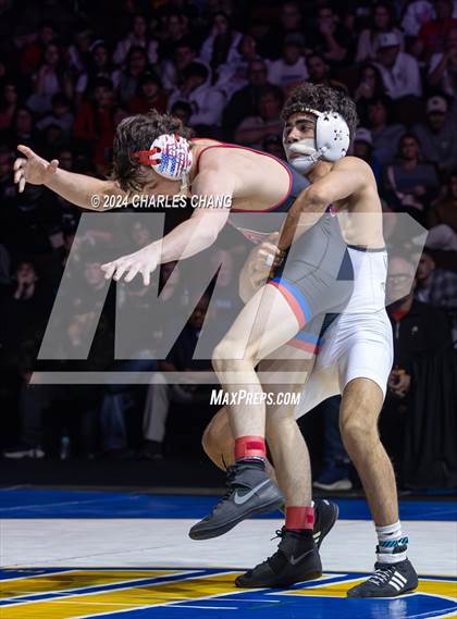 Thumbnail 2 in CIF Boys State Wrestling Championships (Finals) photogallery.