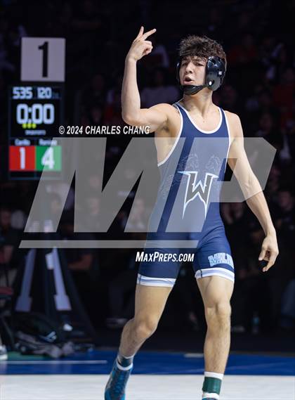Thumbnail 2 in CIF Boys State Wrestling Championships (Finals) photogallery.