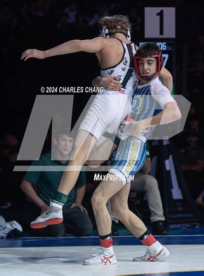 Thumbnail 2 in CIF Boys State Wrestling Championships (Finals) photogallery.