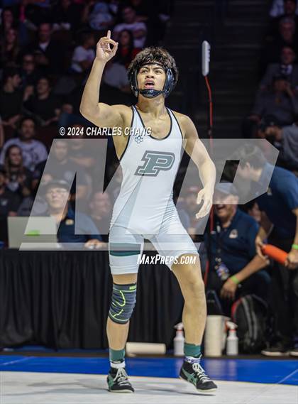 Thumbnail 2 in CIF Boys State Wrestling Championships (Finals) photogallery.