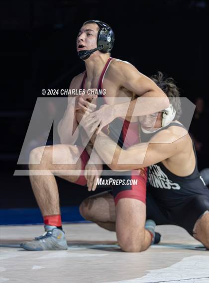 Thumbnail 2 in CIF Boys State Wrestling Championships (Finals) photogallery.