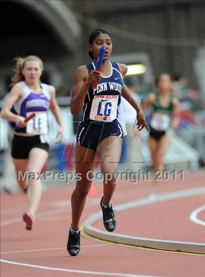 Thumbnail 2 in 117th Penn Relays (Girls 4x400m Suburban A) photogallery.
