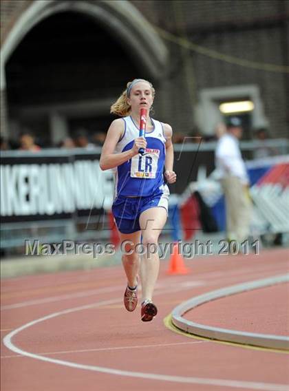 Thumbnail 1 in 117th Penn Relays (Girls 4x400m Suburban A) photogallery.