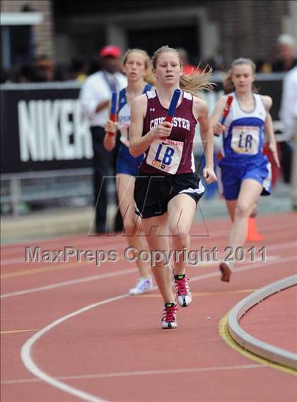 Thumbnail 3 in 117th Penn Relays (Girls 4x400m Suburban A) photogallery.