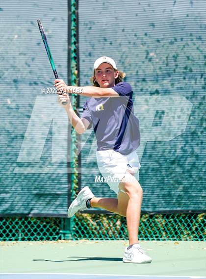 Thumbnail 3 in Oak Ridge vs Cupertino (CIF/USTA Nor Cal Round 1) photogallery.