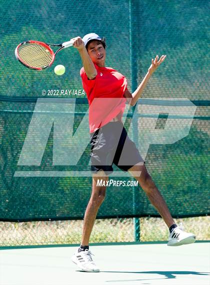Thumbnail 1 in Oak Ridge vs Cupertino (CIF/USTA Nor Cal Round 1) photogallery.