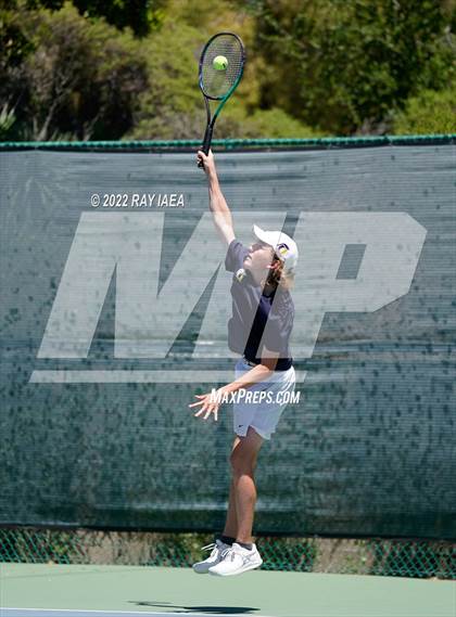 Thumbnail 3 in Oak Ridge vs Cupertino (CIF/USTA Nor Cal Round 1) photogallery.