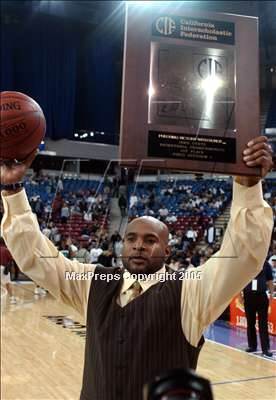 Thumbnail 1 in Canyon Springs vs. Oakland Tech (State D1 Final)#3 photogallery.