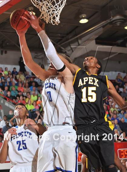 Thumbnail 2 in Apex vs. Lake Norman (NCHSAA 4A Final) photogallery.