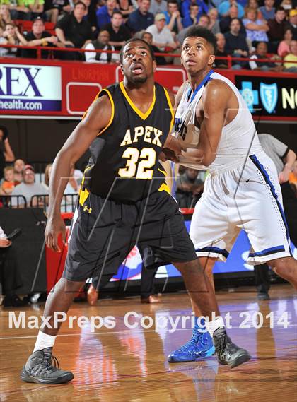Thumbnail 2 in Apex vs. Lake Norman (NCHSAA 4A Final) photogallery.