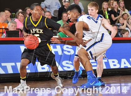 Thumbnail 3 in Apex vs. Lake Norman (NCHSAA 4A Final) photogallery.