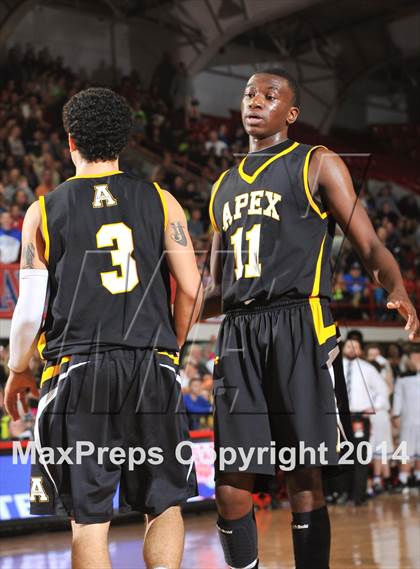 Thumbnail 2 in Apex vs. Lake Norman (NCHSAA 4A Final) photogallery.