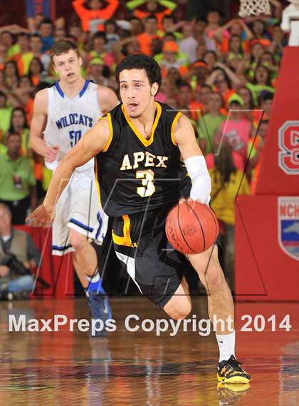 Thumbnail 3 in Apex vs. Lake Norman (NCHSAA 4A Final) photogallery.