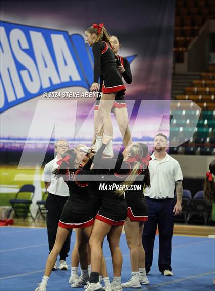 Thumbnail 1 in Eaglecrest (CHSAA 5A State Spirit Championship) photogallery.