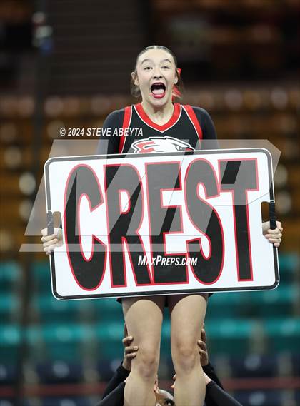 Thumbnail 2 in Eaglecrest (CHSAA 5A State Spirit Championship) photogallery.